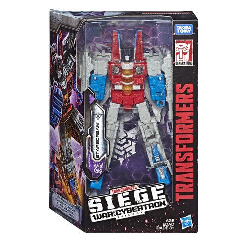 Transformers Toys Generations War for Cybertron Voyager Wfc-S24 Starscream Action Figure - Siege Chapter - Adults & Kids Ages 8 & Up, 7"