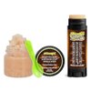 Peanut Butter Cup Soothing & Luscious Lips by OverSoyed Exfoliator & Chapped Lip Repair Lip Care Combo | Artisan Handcrafted to Order Chocolate Sugary Maple Caramel Peanut Butter Flavored Exfoliating Sugar Lip Scrub & Lip Moisturizer Balm Gift Set