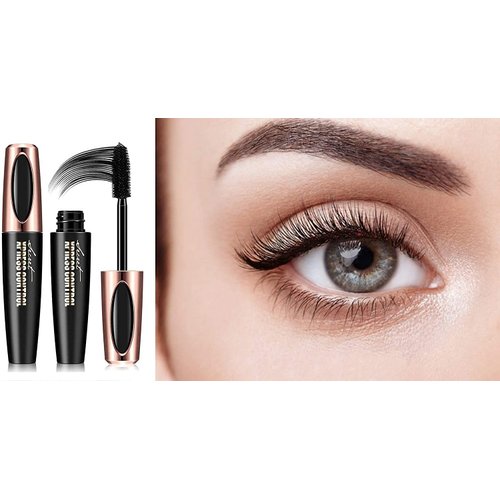 Secret Xpress Control 4D Silk Fiber Lash Mascara, Lengthening and Thick, Long Lasting, Waterproof & Smudge-Proof, All Day Exquisitely Full, Long, Thick, Smudge-Proof Eyelashes (2 Pack)