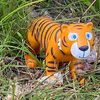 HABA Little Friends Tiger - 4" Chunky Plastic Zoo Animal Toy Figure