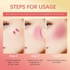 Liquid Blush Makeup, Soft Cream Liquid Blush Makeup Wand,Matte Creamy Blush for Cheeks,Cream Liquid Blush, Natural-looking, Smudge Proof, Long Lasting, Blendable Blush Stick Cosmetics (04#)