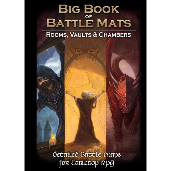 Big Book of Battle Mats Rooms Vaults & Chambers by Loke, Board Game Maps