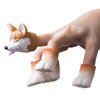 AQKILO Finger Puppet Set, Animals Puppet Show Theater Props, Novelty Toys Weird Stuff Gifts, Pack of Squirrel and Corgi