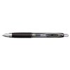 Uni-Ball Signo 207 Retractable Gel Pen, 0.38mm Ultra-Micro Point, Black, Pack of 6