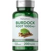 Piping Rock Burdock Root Capsules 1000mg | 200 Count | Herbal Supplement | Concentrated Extract | Gluten Free, Non-GMO