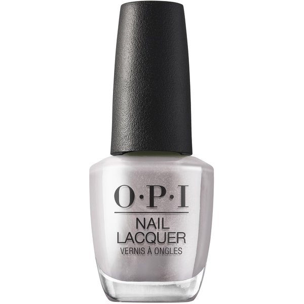 OPI Nail Lacquer Chrome Clawz | Opaque Bright Silver Metallic Chip Resistant Nail Polish | Metallic Mega Mix Collection