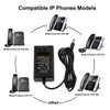 48V Power Adapter Supply for Polycom VVX 411 Power Supply, Polycom IP Phones VVX 300, 301, 310, 311, 400, 401, 410, 500, 501, 511, 600, 601, 611,Avaya Phones 1110, 1120e, 1140e, 1210, 1220, 1230