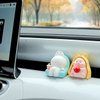 YGMONER Car Dashboard Rabbit Enjoying The Sun Ornaments Cute Car Interior Decor Accessories Room Decorative Desktop Decorations (Rabbit)