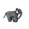 TUFFY - World's Tuffest Soft Dog Toy - Zoo Junior Elephant - Multiple Layers. Made Durable, Strong & Tough. Interactive Play (Tug, Toss & Fetch). Machine Washable & Floats