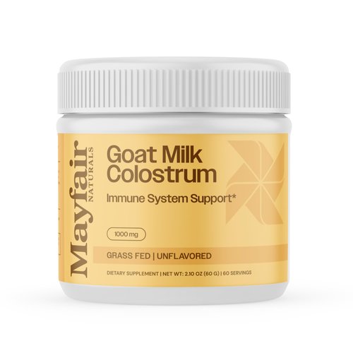 Mayfair Naturals Goat Milk Colostrum Powder, Grass Fed, Natural Immune System and Gut Health Support, 60 Grams