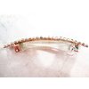 Generic Crystal silver hair barrette clip bridal clip bridal barrette