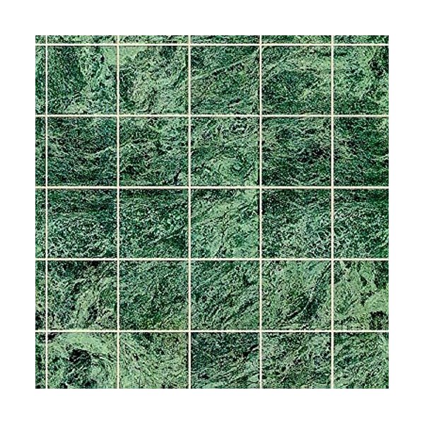 Green Marble Tile Flooring Dollhouse Miniature by Miniature House