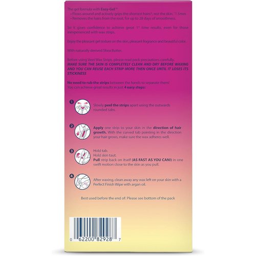 Veet Ready To Use Wax Strip Kit 40's (Legs And Body) by Veet