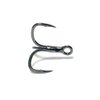 wLure Fishing Hooks Treble Hooks for Hook Upgrade Cutting Blade 4X Strong Short Shank Black Nickle FH38HP60#4