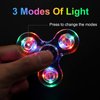 Gigilli Fidget Spinners 12 Pack, Easter Gifts Easter Basket Stuffers Party Favors, LED Light Up Bulk Fidget Spinners Goodie Bag Stuffers, Glow in The Dark Party Supplies Classroom Prizes Return Gifts