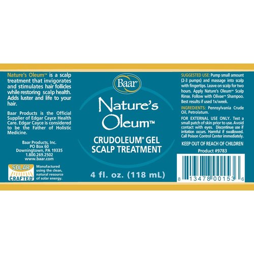 Baar Nature's Oleum Crude Oil Scalp Treatment Gel - Crudeoleum