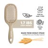 TADA Men Hair Brush for Women Men Kids, Detangler Brush for Curly Hair, Detangling Comb (Beige)