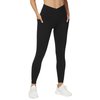THE GYM PEOPLE Women's V Cross Waist Workout Leggings Tummy Control Running Yoga Pants with Pockets(Black, Medium)