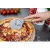 Boska Stainless Steel Pizza Cutter - Oslo Multifunctional Pizza Wheel Cutter - Handheld Food Slicer - Silver Non-Stick Roller - For Kitchen Cooking