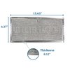 Air Filter Factory Replacement For Jenn-Air 71002111 USA Made 12-Layer Aluminum Mesh Grease Downdraft Filter 6.37 X 15.63 X 0.12 Inches 2-Pack