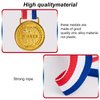 LZHZH 12 Pieces Gold Award Medals-Winner Medals Gold Prizes for Sports, Competitions, Party, Spelling Bees, Olympic Style, 2 Inches