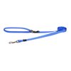 Reflective Dog Leash for Medium Dogs, 5/8" wide, 6' long, Blue
