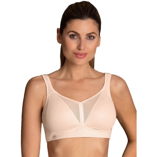 Anita Air Control High Impact Wire-Free Sports Bra 36F, Smart Rose