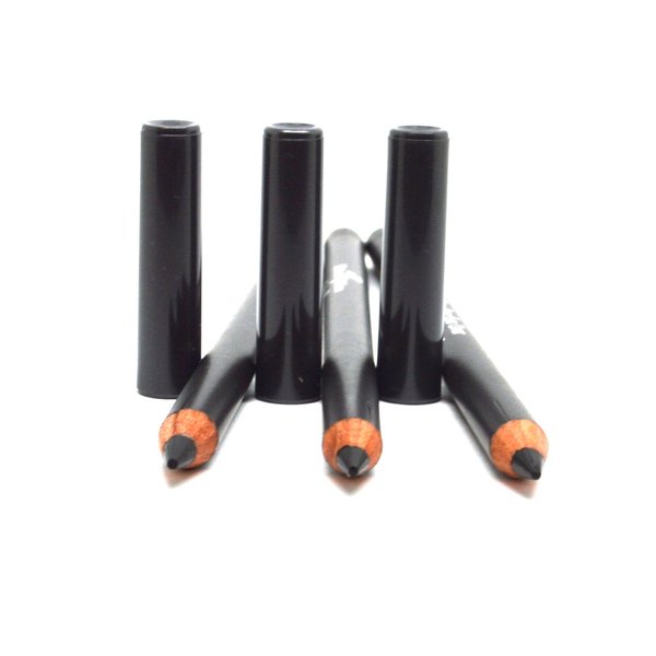 Italia Deluxe 3 PCS of Ultra Fine Eye liner Pencil Lip Eyeliner Set Pick Color + Free ZipBag (1001 Black [3pcs])