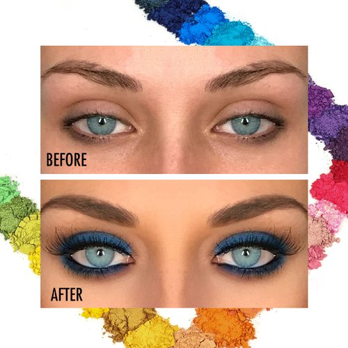 BEPHOLAN Eyeshadow Palette - 30 Color Eye Shadow Makeup Palette with Shimmer Matte Shades, Including Purple, Green, Blue, Pink, Red, and Yellow