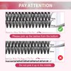 Individual Lashes 280Pcs DIY Eyelash Extension 30D+40D C Curl Mixed 15-20mm Cluster Lashes Natural Wispy Reusable Mink Lash Cluster at Home by FADVAN (30D+40D-0.07C, 15-20mm)