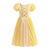 Dressy Daisy Toddler Girls Cotton Princess Dress Up Clothes for Halloween Birthday Party Everyday Outfit Size 3T to 4T, Yellow