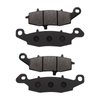 ZICOO Front & Rear Brake Pads for Kawasaki Vulcan 900 VN900 Classic/Classic LT 2006-2014, Vulcan 1500 VN1500 Nomad/Classic, Vulcan 1600 VN1600 Classic, VN 1700 Classic/Voyager Vaquero