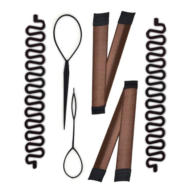Magic French Hair Styling Clip - Braiding Tool for Women's DIY Hairstyles, Twists, Plaits, Buns and Pony Tails