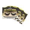 Laflare Silk Lashes 3D FAUX MINK Eyelashes, Light, Reusable, Handmade, Natural Looking, Professional Easy to Apply Eyelashes in a Knitted Style1-3 PACKS BUNDLE SPECIAL (3, SD05M)