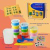AwwAboutLife Create Your Own Pencil Holder Kit Air Dry Clay Craft DIY for Kids Peronalized Art Activity Set Holiday Birthday Gift Dinasour Unicorn Space Sea Animals Boys and Girls 5+