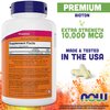 NOW Foods Extra Strength Biotin 10000mcg / 10 mg - 200 Veg Capsules (Pack of 2) - Hair, Skin, Nail - Supplement for Men and Women - B7 Vitamin - Vegetarian, Vegan, Non-GMO
