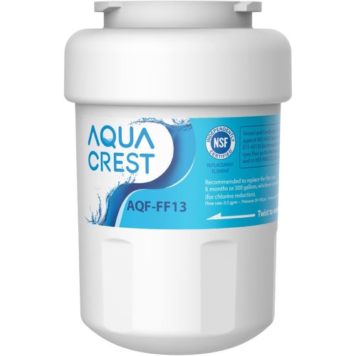 AQUA CREST AQF-FF13 Replacement for GE® MWF®, SmartWater® MWFP, MWFINT, MWFA, GWF, HDX FMG-1, Kenmore® 9991 Refrigerator Water Filter