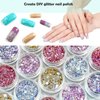 Body Glitter+Gel Kit,JASSINS Holographic Face Glitter,7 Style Fine Glitter for Art Nail,Hair, Eye,Eyeshadow Makeup. (Color-3)