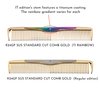 LOVE CHROME PROFESSIONAL K24GP SUS STANDARD CUT COMB GOLD/Japanese artisan hair comb