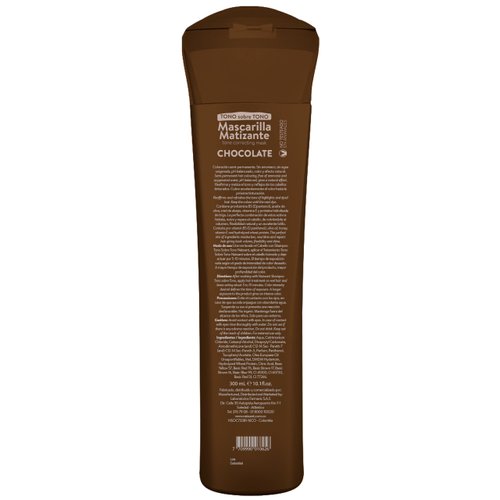 naissant Chocolate Hair Toning Mask | Color Depositing | Moisturize & Refresh & Neutralize Brassy Tones | Paraben, Ammonia & Sulfate Free | Pro-Vitamin B5, Olive Oil & Honey (Chocolate) 10.1 Fl Oz