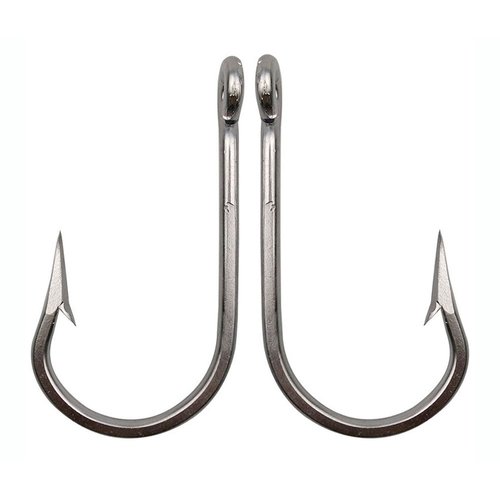 Fishing Hooks Big Game Tuna Hooks 10pcs Extra Strong Stainless Steel Forged Hooks Saltwater Fishing Tackle (4/0-10pcs)