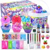 Elover Clear Slime Making Kits with Premade Slime for Kids DIY with 35 Sets Add-ins Jumbo Kit for 6-12 Years Old Girls Boys Present Party Favors