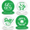 CHUNNIN 48Pcs Golf Party Paper Plates for Golf Birthday Party Supplies 7" Golf Themed Sports Golf Ball Birthday Party Disposable Plates for Golf Par-Tee Kids Birthday Party Favors Decorations