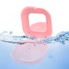 Retainer Case with Mirror and Vent Holes, Cute Retainer Holder Case Compatible with Invisalign, Aligner and Night Guard Case, Slim Retainer Case with Retainer Removal Tool, Chewies & Brush (Pink)