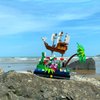 ENJBRICK Pirates Ship Building Kit for Adutls,Cute Animal Building Toy for Girls and Boys 8-14 Years Up 448 pcs