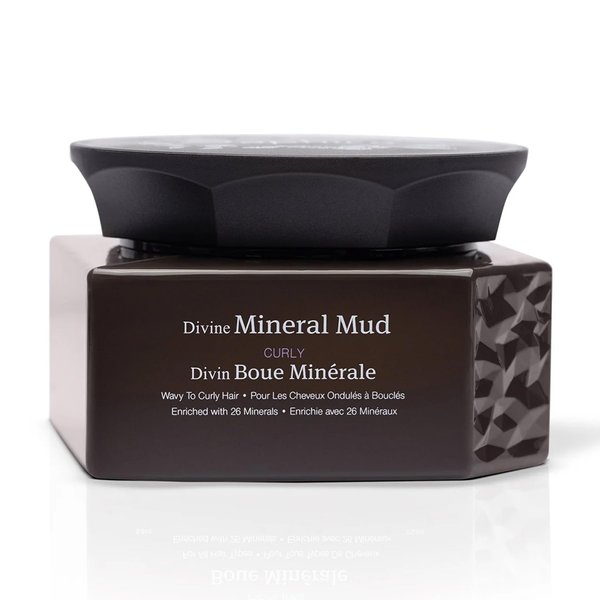 Saphira Divine Mineral Mud for Curly and Wavy Hair, Hair Moisturizer and Deep Conditioning Hair Mask for Shine and Bounce, Sulfate-Free, Paraben-Free, Vegan, 16.9 Ounce