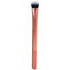 Real Techniques Expert Concealer Brush, Ultra Plush Custom Cut Synthetic Taklon Bristles & Extended Aluminum Ferrules, Uniquely Shaped Brush Head, For Even Coverage, Orange Face Brush, 1 Count