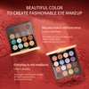 zeesea The British Museum Egypt Collection Eyeshadow Shimmer Matte Glitter 16 Colors Eyeshadow Palette (#08CHERRY BLOSSOMS)