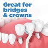 GUM Proxabrush Go-Betweens Refills - Moderate - Compatible with GUM Permanent Handle - Reusable Interdental Brushes - Soft Bristled Dental Picks, 8ct