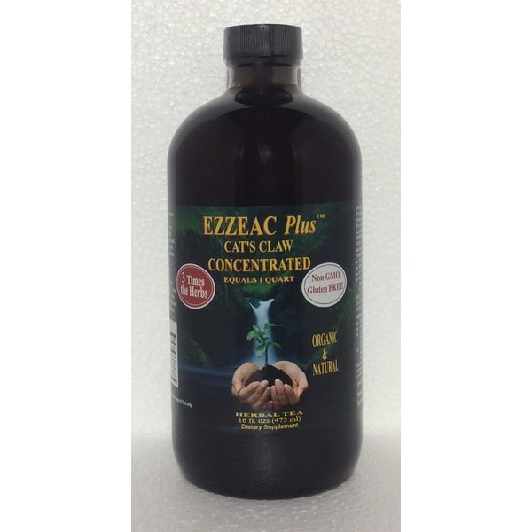 Ezzeac Plus Cat's Claw - Nature's Unique 16 oz. Concentrate- All Natural, Advanced Formula, Premium Herbal Tea - Dr. Brusch & R.Caisse RN